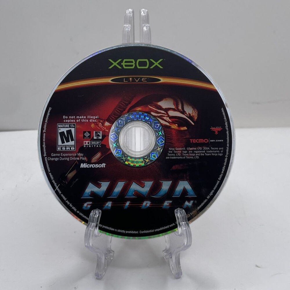 Ninja Gaiden Original Tecmo (Microsoft Xbox, 2004) Disc Only